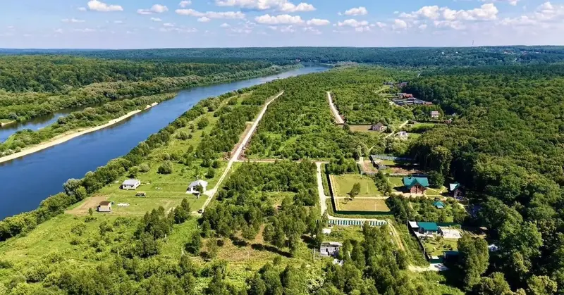 Участок 2 га ижс, Велегож, Заокский район, Тульская область — фото 2