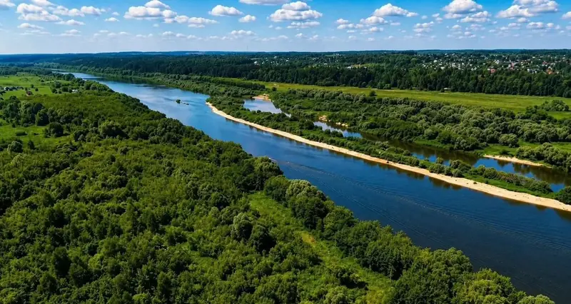 Участок 4 га ижс, Велегож, Заокский район, Тульская область — фото 2