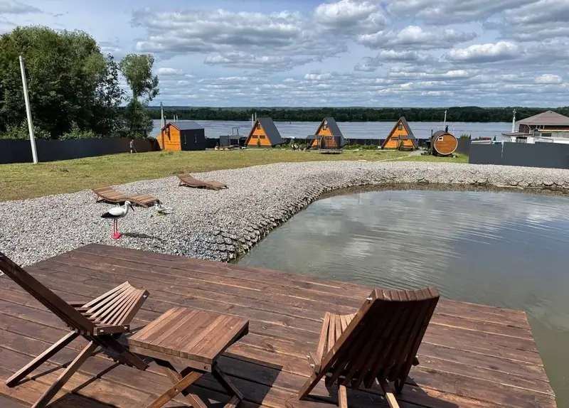 База отдыха A-frame Бармино, Лысковский район, Нижегородская область — фото 1