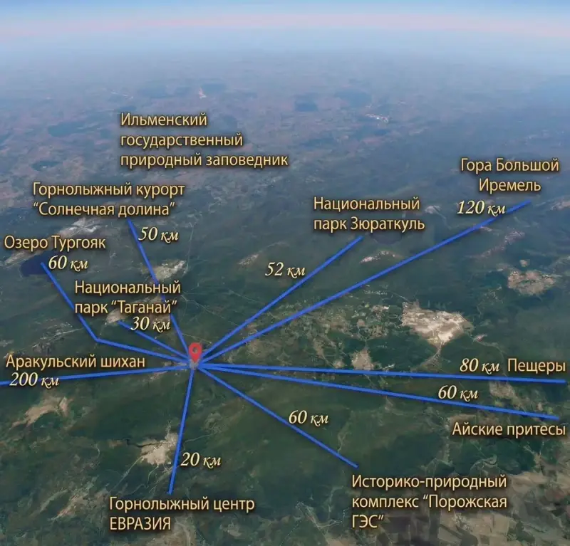 Участок 2,08 га пoд туpиcтичecкo-рекреациoнную деятельность, Кусинский р-н, Челябинская область — фото 17