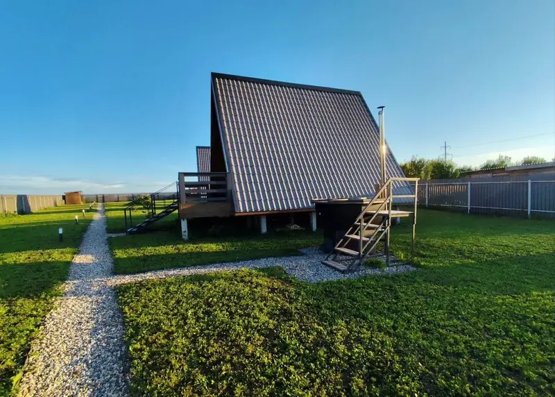 2 дома A-frame, Суздальский р-н, Владимирская область — фото 16