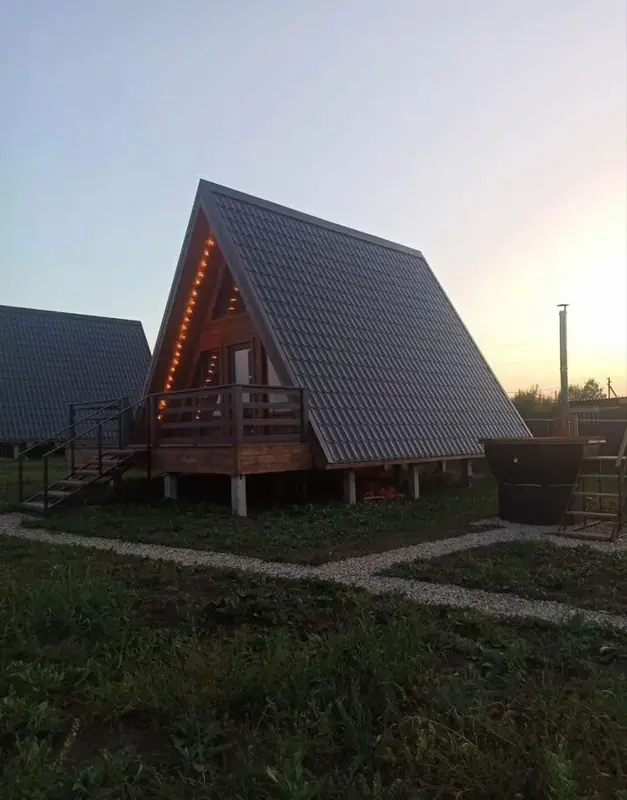 2 дома A-frame, Суздальский р-н, Владимирская область — фото 18