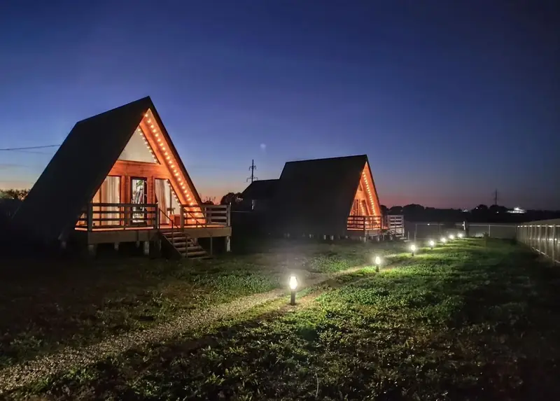 2 дома A-frame, Суздальский р-н, Владимирская область — фото 17