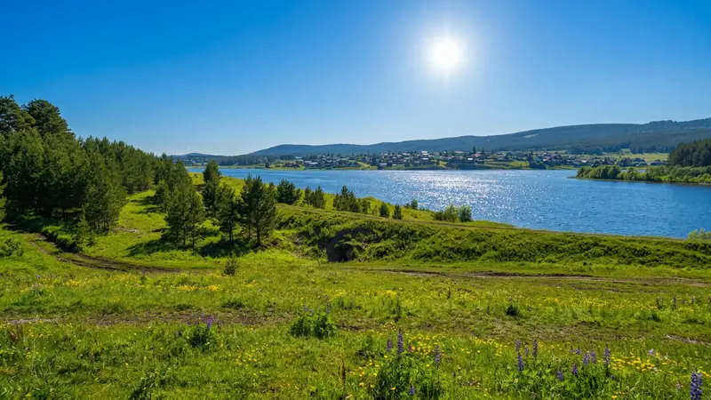 Участок в рес. Башкирия, Белорецкий р-н, радом с Тирлянским вдхр. до воды - 150м. ~25 соток. ,, Республика Башкортостан — фото 2